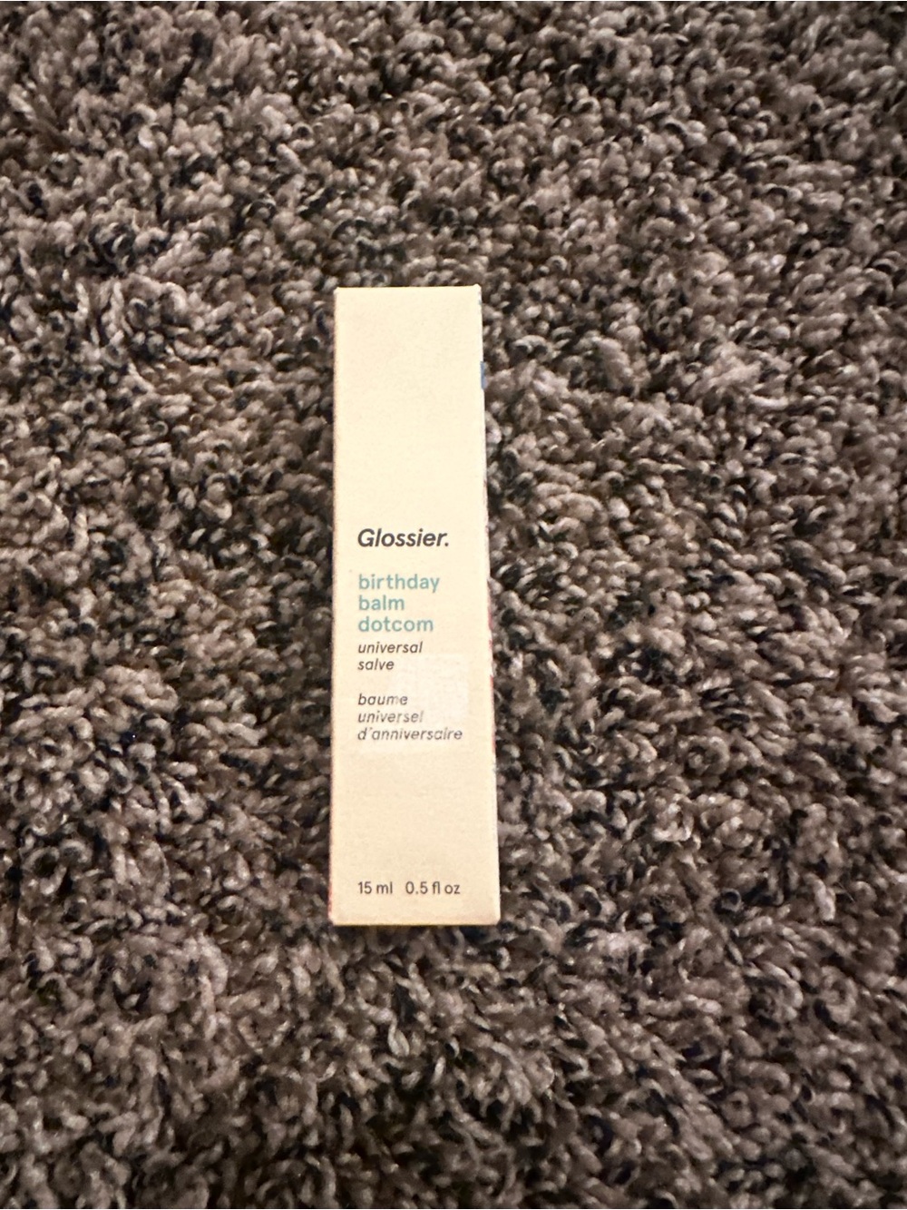 BRAND NEW Glossier Birthday Balm Dotcom Universal Salve - White
